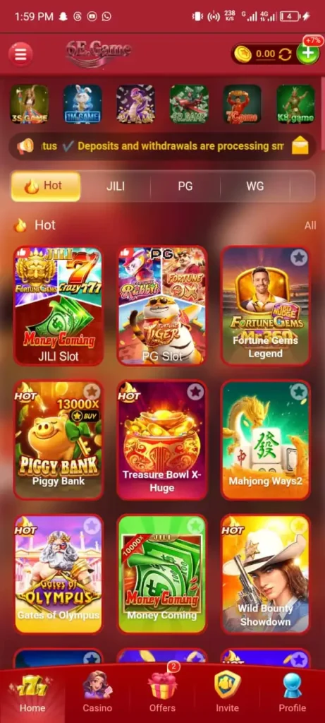 6E CASINO GAME
