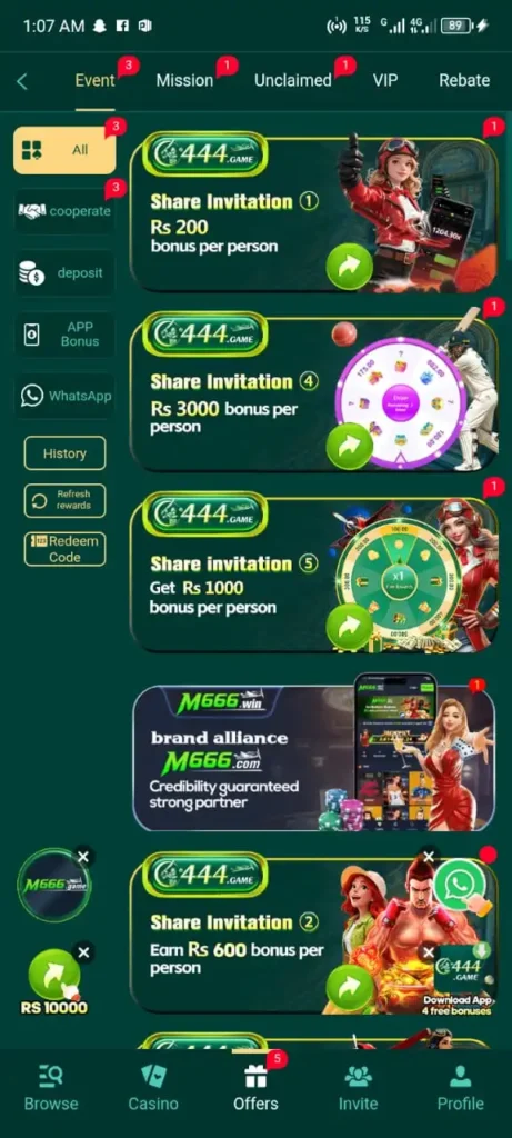 C444 CASINO GAME