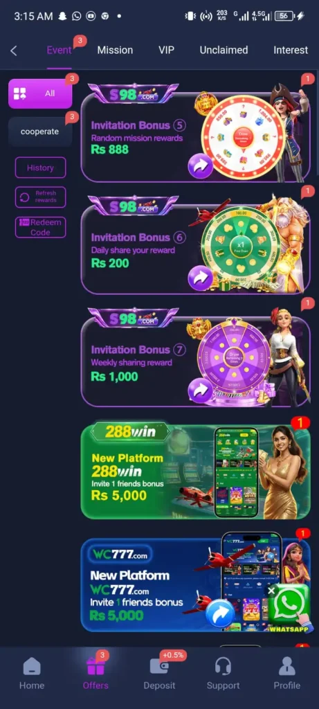 S98 CASINO GAME