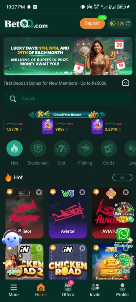betQQ casino game