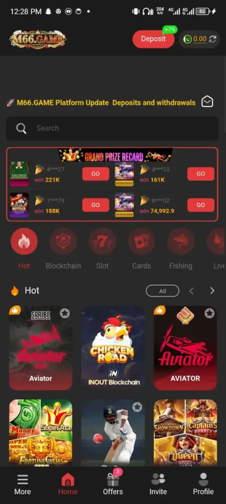 M66 casino game